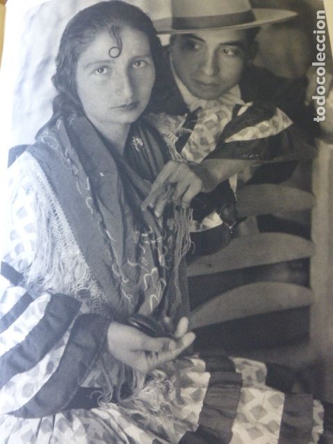 Coleccionismo: GRANADA GITANOS DEL ALBAICIN ANTIGUA LAMINA HUECOGRABADO A&Ntilde;OS 30