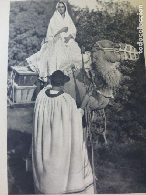 Collectionnisme: CANARIAS TIPOS CANARIOS ANTIGUA LAMINA HUECOGRABADO A&Ntilde;OS 30