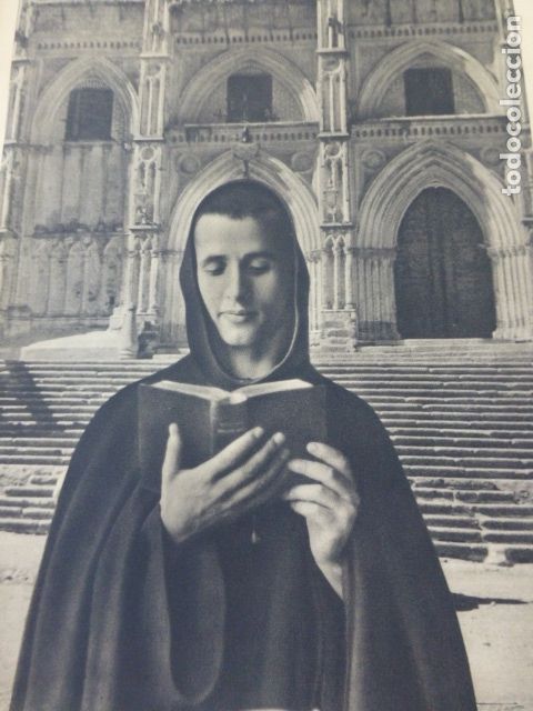 Sammelleidenschaft Papier: GUADALUPE CACERES FRANCISCANO ANTIGUA LAMINA HUECOGRABADO A&Ntilde;OS 40