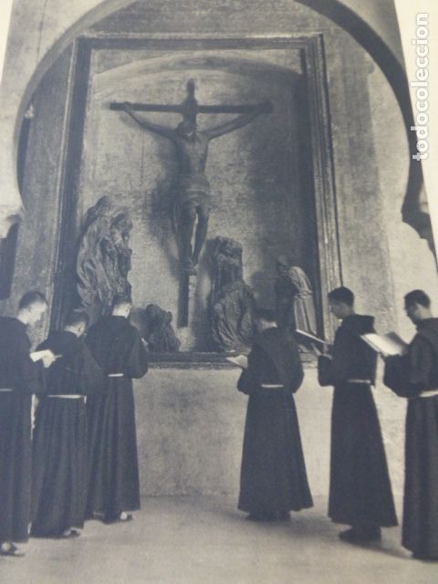 Coleccionismo: GUADALUPE CACERES FRANCISCANOS ANTIGUA LAMINA HUECOGRABADO A&Ntilde;OS 40
