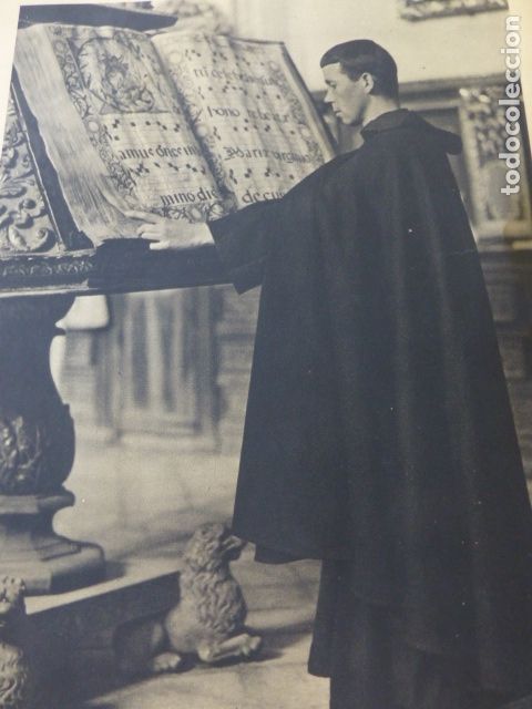 Coleccionismo: SAN MILLAN DE LA COGOLLA LA RIOJA SACRISTIA ANTIGUA LAMINA HUECOGRABADO A&Ntilde;OS 40