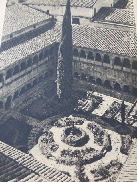 Coleccionismo: SANTO DOMINGO DE SILOS BURGOS CLAUSTRO ANTIGUA LAMINA HUECOGRABADO A&Ntilde;OS 40