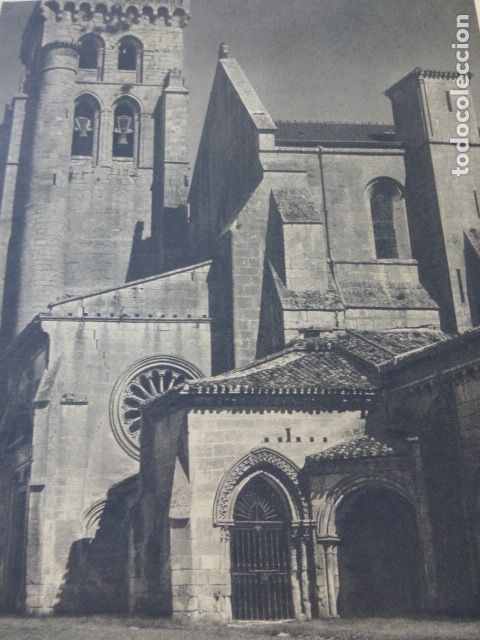 Sammelleidenschaft Papier: LAS HUELGAS REALES BURGOS ANTIGUA LAMINA HUECOGRABADO A&Ntilde;OS 40