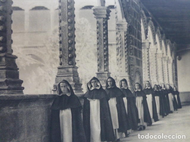 Sammelleidenschaft Papier: AVILA MONASTERIO DE SANTO TOMAS DOMINICOS ANTIGUA LAMINA HUECOGRABADO A&Ntilde;OS 40