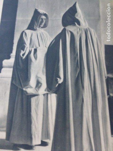 Collecting paper: SAN PEDRO DE CARDE&Ntilde;A BURGOS CISTERCIENSES ANTIGUA LAMINA HUECOGRABADO A&Ntilde;OS 40