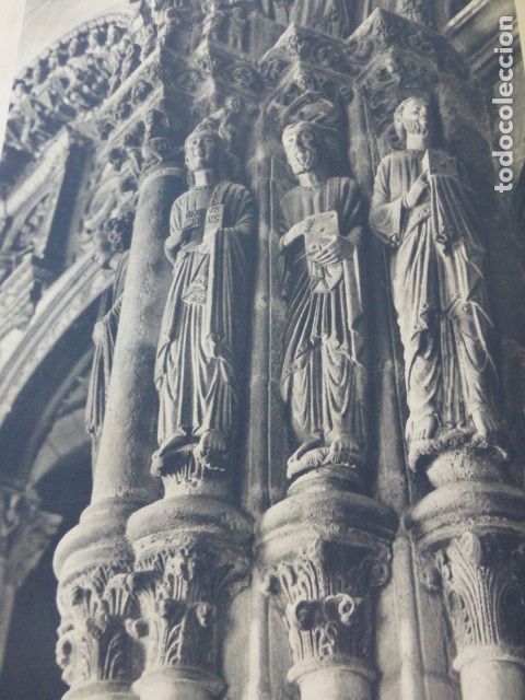Colecionismo: ORENSE PORTICO DE LA GLORIA ANTIGUA LAMINA HUECOGRABADO A&Ntilde;OS 40