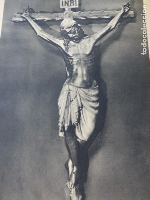 Colecionismo: SEVILLA EL CRISTO DE LA SANGRE ANTIGUA LAMINA HUECOGRABADO A&Ntilde;OS 40