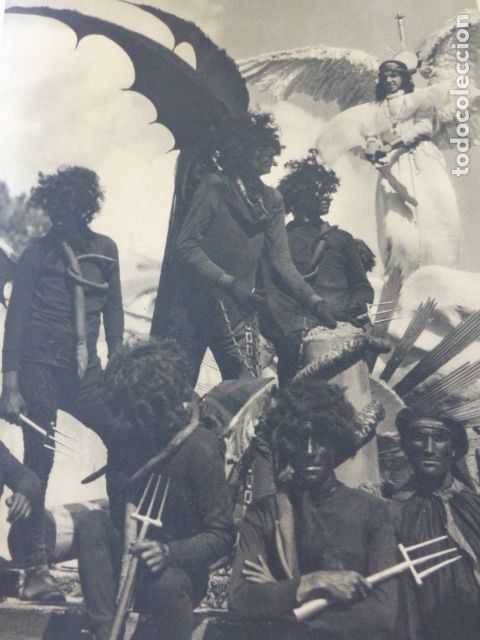 Colecionismo: LORCA MURCIA SEMANA SANTA LA GLORIA Y LOS INFIERNOS ANTIGUA LAMINA HUECOGRABADO A&Ntilde;OS 40
