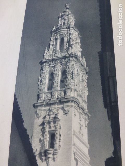 Coleccionismo: ECIJA SEVILLA TORRE ANTIGUA LAMINA HUECOGRABADO A&Ntilde;OS 40
