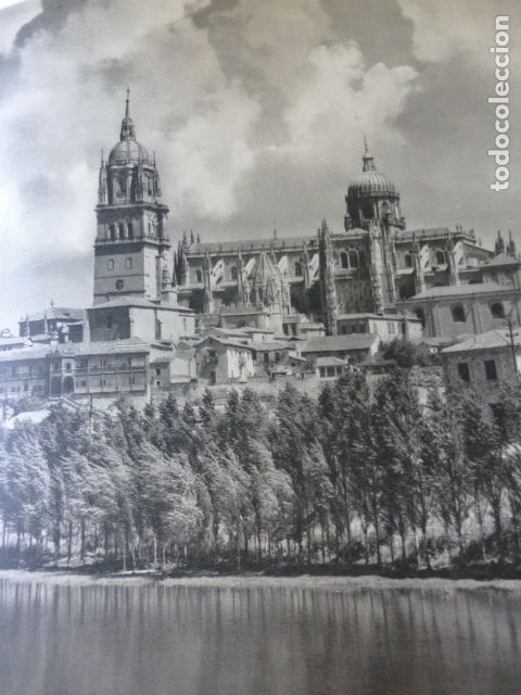Coleccionismo: SALAMANCA CATEDRAL ANTIGUA LAMINA HUECOGRABADO A&Ntilde;OS 50