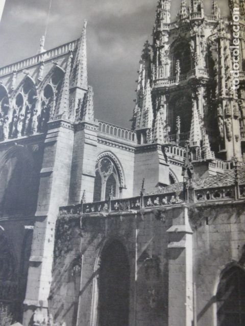 Collecting paper: BURGOS LA CATEDRAL ANTIGUA LAMINA HUECOGRABADO A&Ntilde;OS 50