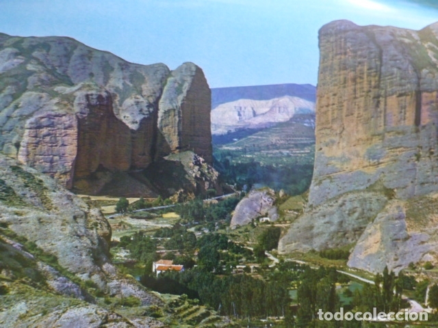 Coleccionismo: VALLE DEL IREGUA LA RIOJA VISTA ANTIGUA LAMINA HUECOGRABADO A&Ntilde;OS 50