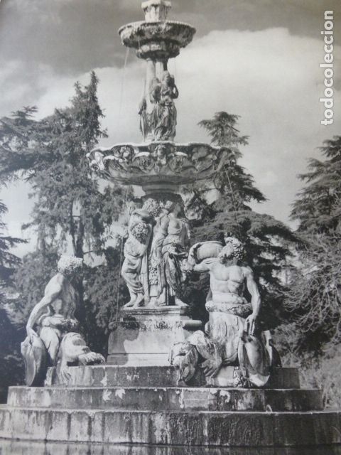 Coleccionismo: MADRID FUENTE EN EL CAMPO DEL MORO ANTIGUA LAMINA HUECOGRABADO A&Ntilde;OS 50