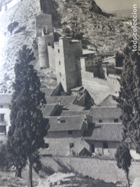 Coleccionismo: JATIVA VALENCIA CASTILLO ANTIGUA LAMINA HUECOGRABADO A&Ntilde;OS 50