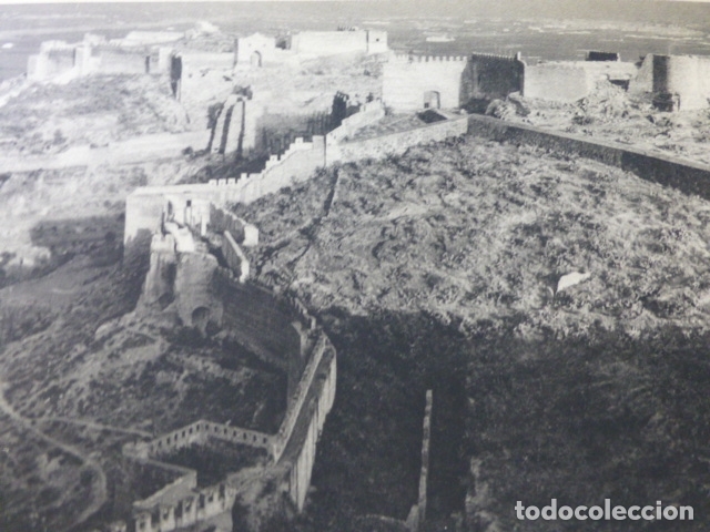 Collecting paper: SAGUNTO VALENCIA CASTILLO ANTIGUA LAMINA HUECOGRABADO A&Ntilde;OS 50
