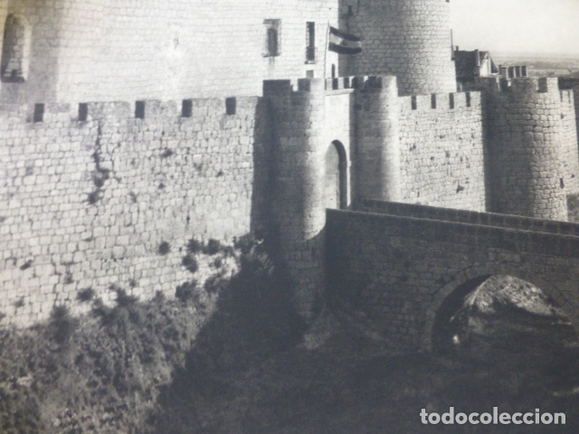 Collecting paper: SIMANCAS VALLADOLID CASTILLO ANTIGUA LAMINA HUECOGRABADO A&Ntilde;OS 50