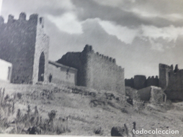 Coleccionismo: URUE&Ntilde;A VALLADOLID CASTILLO ANTIGUA LAMINA HUECOGRABADO A&Ntilde;OS 50