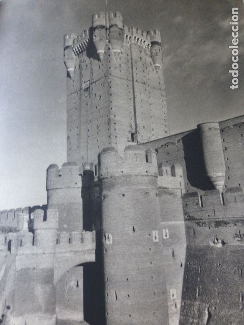 Collecting paper: MEDINA DEL CAMPO VALLADOLID CASTILLO ANTIGUA LAMINA HUECOGRABADO A&Ntilde;OS 50