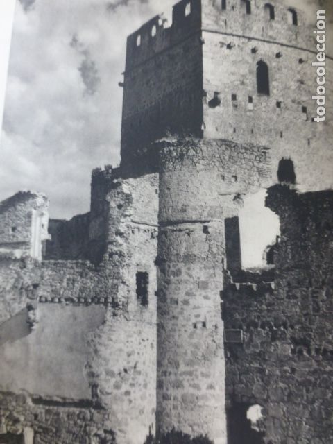 Collectionnisme: BELVIS DE MONROY CACERES CASTILLO ANTIGUA LAMINA HUECOGRABADO A&Ntilde;OS 50