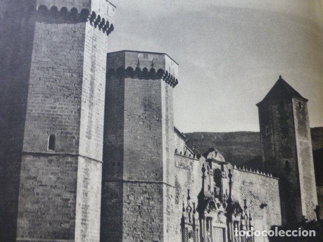 Collecting paper: POBLET TARRAGONA ANTIGUA LAMINA HUECOGRABADO A&Ntilde;OS 50