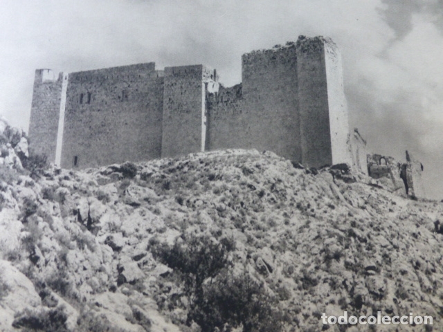 Collectionnisme: MIRAVET TARRAGONA CASTILLO ANTIGUA LAMINA HUECOGRABADO A&Ntilde;OS 50