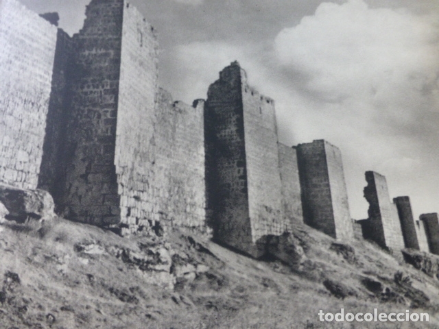 Collectionnisme: GORMAZ SORIA CASTILLO ANTIGUA LAMINA HUECOGRABADO A&Ntilde;OS 50