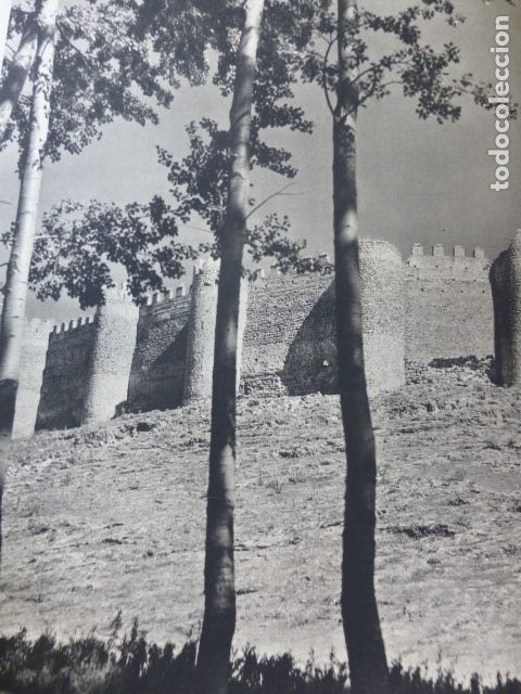 Collectionnisme: BERLANGA DE DUERO SORIA CASTILLO ANTIGUA LAMINA HUECOGRABADO A&Ntilde;OS 50