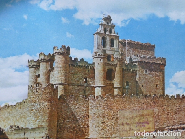 Collectionnisme: TUREGANO SEGOVIA EL CASTILLO ANTIGUA LAMINA HUECOGRABADO A&Ntilde;OS 50
