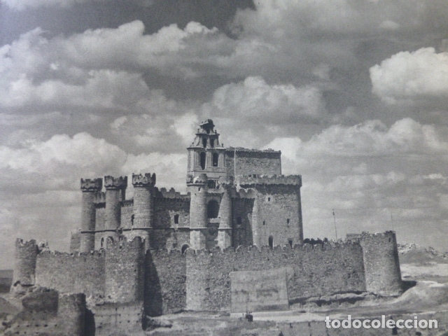 Collecting paper: TUREGANO SEGOVIA CASTILLO ANTIGUA LAMINA HUECOGRABADO A&Ntilde;OS 50