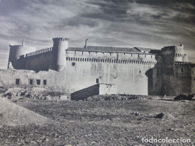 Collectionnisme: CUELLAR SEGOVIA CASTILLO ANTIGUA LAMINA HUECOGRABADO A&Ntilde;OS 50