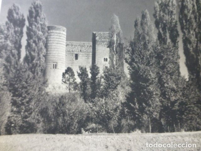 Collecting paper: CASTILNOVO SEGOVIA CASTILLO ANTIGUA LAMINA HUECOGRABADO A&Ntilde;OS 50