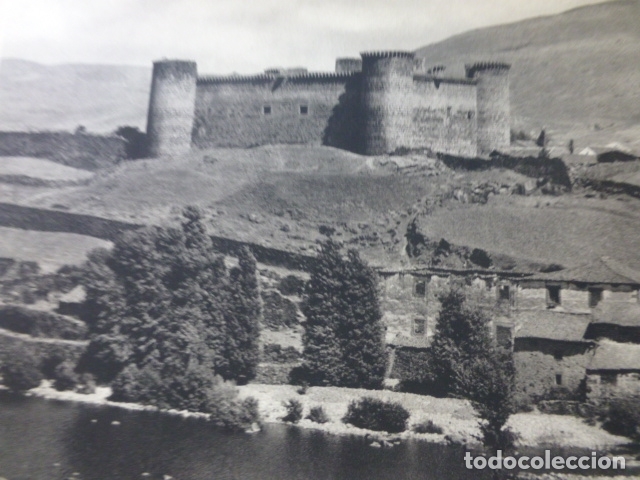 Coleccionismo: BARCO DE AVILA AVILA CASTILLO ANTIGUA LAMINA HUECOGRABADO A&Ntilde;OS 50