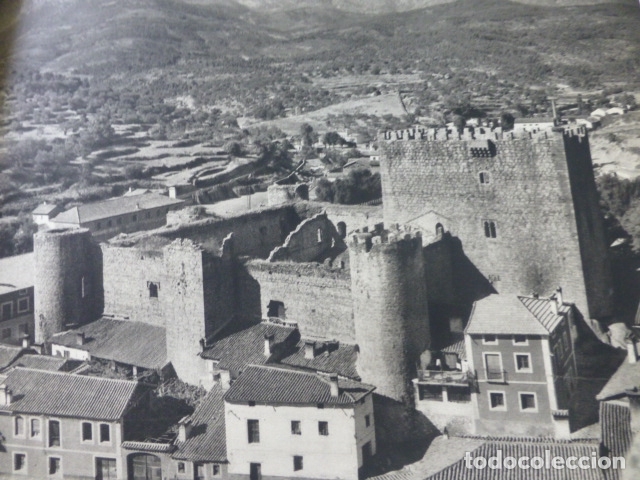 Coleccionismo: ARENAS DE SAN PEDRO AVILA CASTILLO ANTIGUA LAMINA HUECOGRABADO A&Ntilde;OS 50
