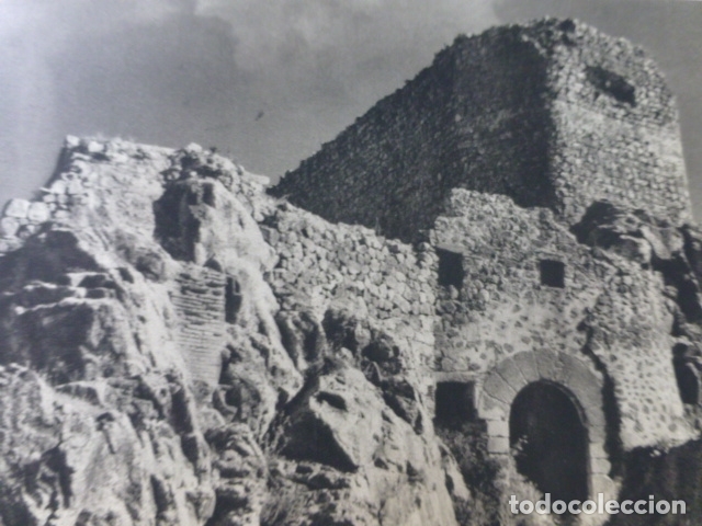 Collecting paper: MORA TOLEDO CASTILLO ANTIGUA LAMINA HUECOGRABADO A&Ntilde;OS 50