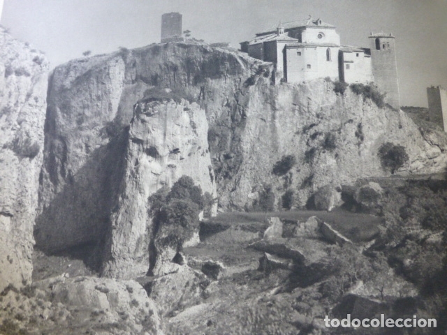 Sammelleidenschaft Papier: ALQUEZAR HUESCA ANTIGUA LAMINA HUECOGRABADO A&Ntilde;OS 50