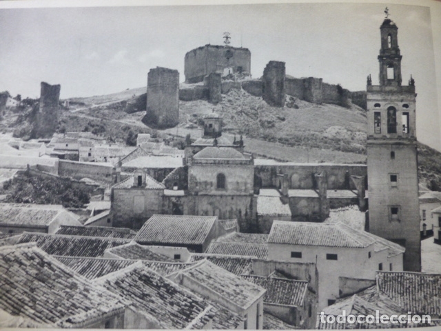 Sammelleidenschaft Papier: ANTEQUERA MALAGA CASTILLO ANTIGUA LAMINA HUECOGRABADO A&Ntilde;OS 50