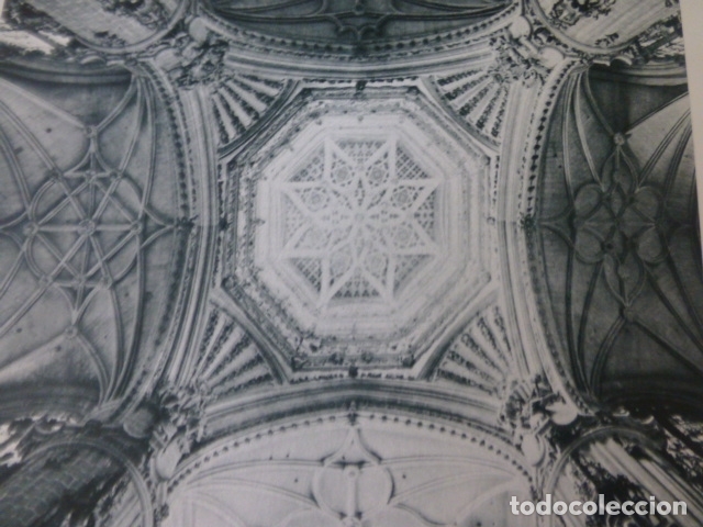 Coleccionismo: BURGOS CATEDRAL CRUCERO ANTIGUA LAMINA A&Ntilde;OS 60