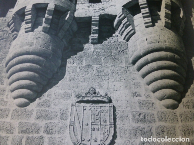 Colecionismo: AMPUDIA PALENCIA CASTILLO ANTIGUA LAMINA A&Ntilde;OS 50
