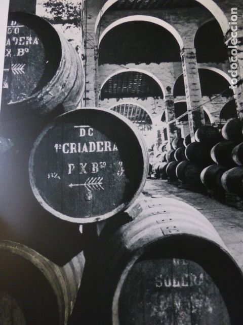 Coleccionismo: JEREZ DE LA FRONTERA CADIZ BODEGAS ANTIGUA LAMINA A&Ntilde;OS 50