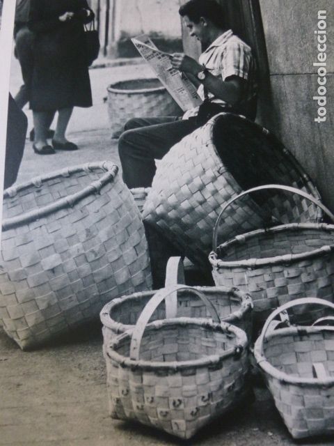 Coleccionismo: INFIESTO ASTURIAS MERCADO DE LOS LUNES ANTIGUA LAMINA A&Ntilde;OS 50