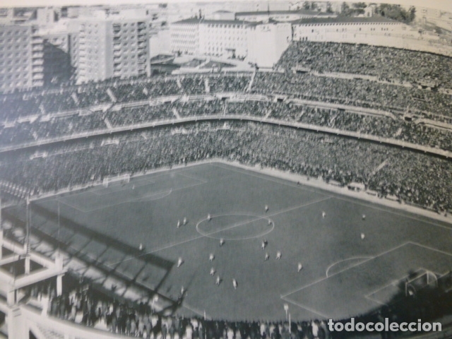 Coleccionismo: MADRID ESTADIO SANTIAGO BERNABEU ANTIGUA LAMINA A&Ntilde;OS 60