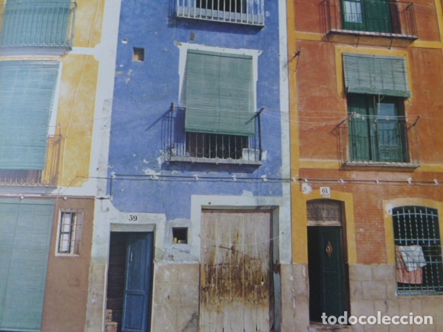 Collezionismo: VILLAJOYOSA ALICANTE CASAS ANTIGUA LAMINA A&Ntilde;OS 50