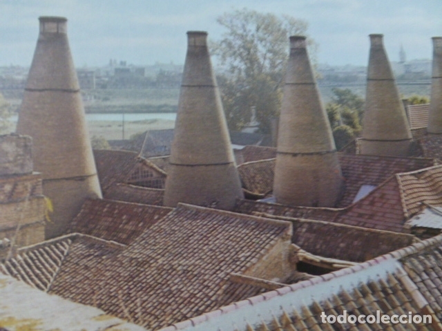 Coleccionismo: SEVILLA CARTUJA CHIMENEAS ANTIGUA LAMINA A&Ntilde;OS 50
