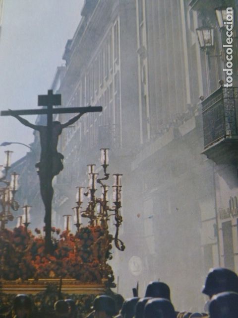 Collezionismo: SEVILLA SEMANA SANTA PROCESION ANTIGUA LAMINA A&Ntilde;OS 50