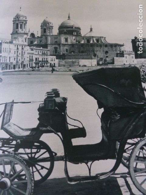 Coleccionismo: CADIZ LA CATEDRAL ANTIGUA LAMINA A&Ntilde;OS 50