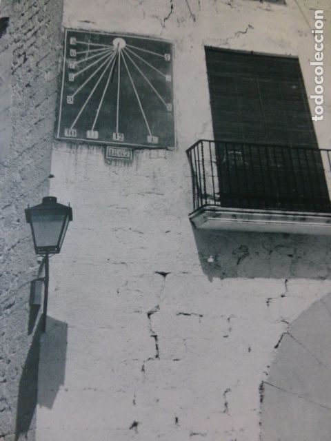 Coleccionismo: CRETAS TERUEL RELOJ DE SOL ANTIGUA LAMINA A&Ntilde;OS 50