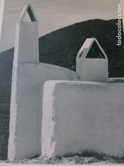 Colecionismo: SANTA EULALIA IBIZA CHIMENEAS ANTIGUA LAMINA A&Ntilde;OS 60