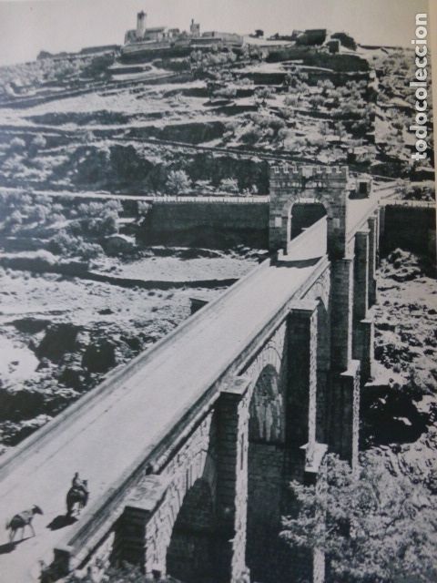 Coleccionismo: ALCANTARA CACERES PUENTE ROMANO ANTIGUA LAMINA A&Ntilde;OS 50
