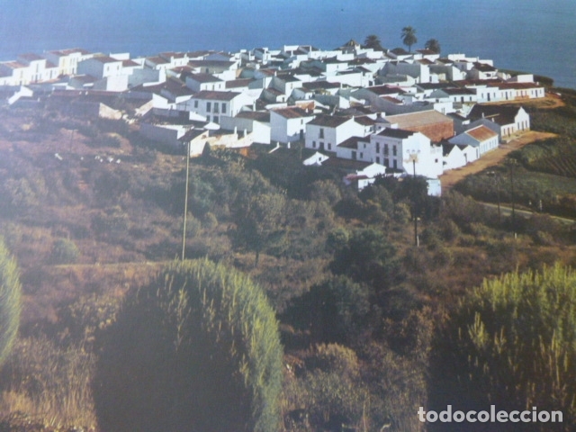 Coleccionismo: NERJA MALAGA VISTA ANTIGUA LAMINA A&Ntilde;OS 50