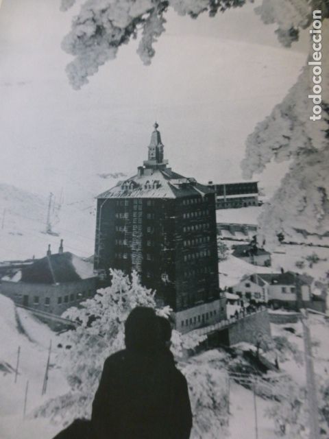 Colecionismo: NAVACERRADA MADRID PUERTO NEVADO VISTA ANTIGUA LAMINA A&Ntilde;OS 50